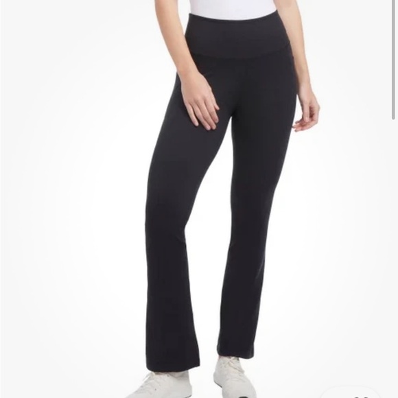 New Jockey studio flare yoga black pants stretch M S 3X L - Picture 1 of 7